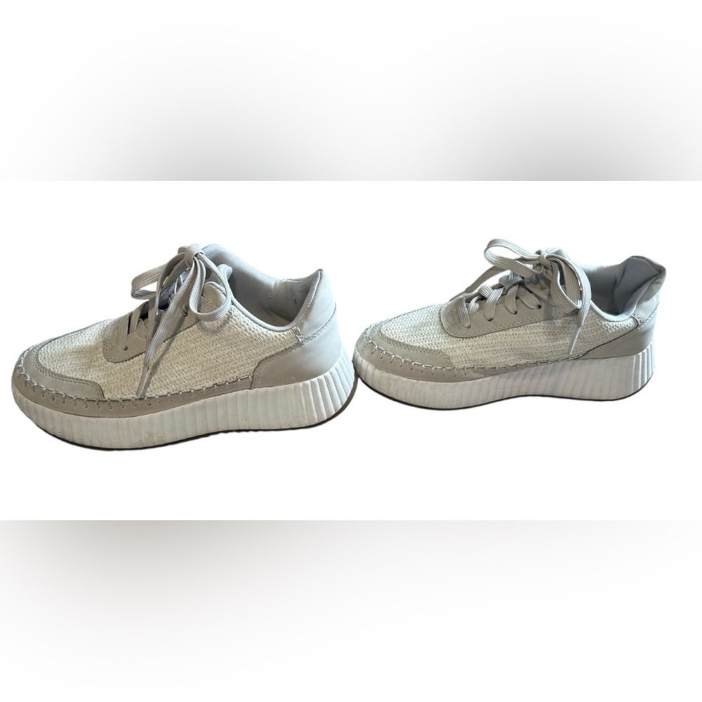 Sonoma Comfort Platform Sneakers White Ortholite Women 6.5 Casual - Picture 4 of 13